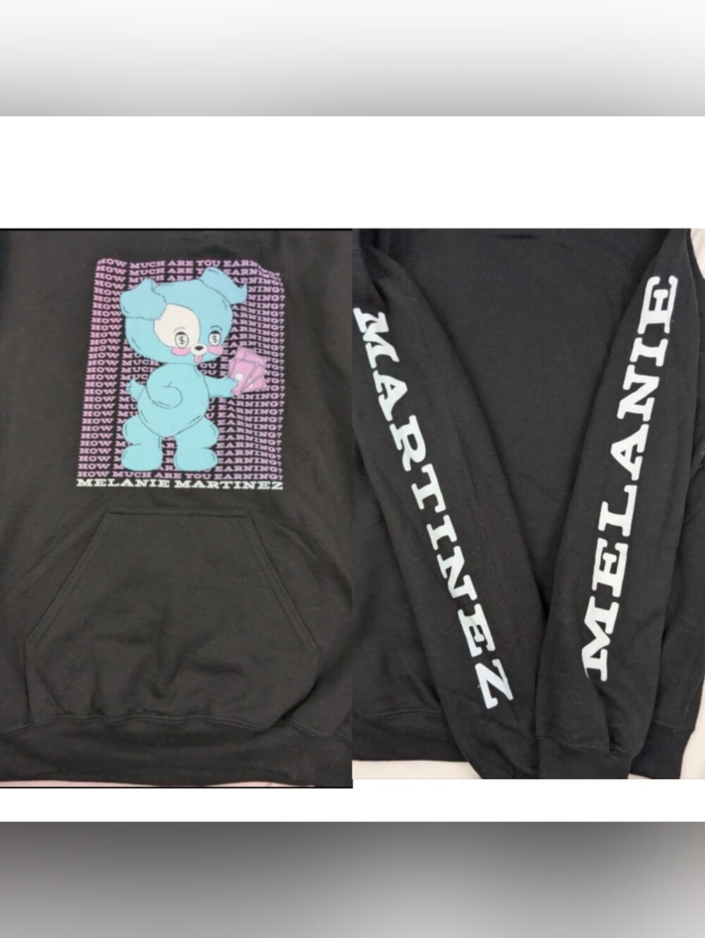Melanie Martinez How Much Are You Earning?  2024 Trilogy Tour Hoodie Small